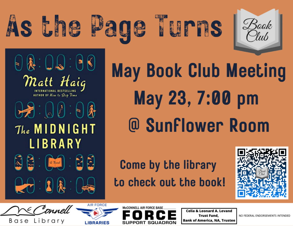 As the Page Turns Book Club - McConnell AFB Library